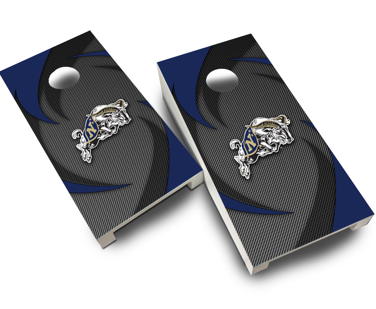 Navy Swoosh Cornhole Boards –