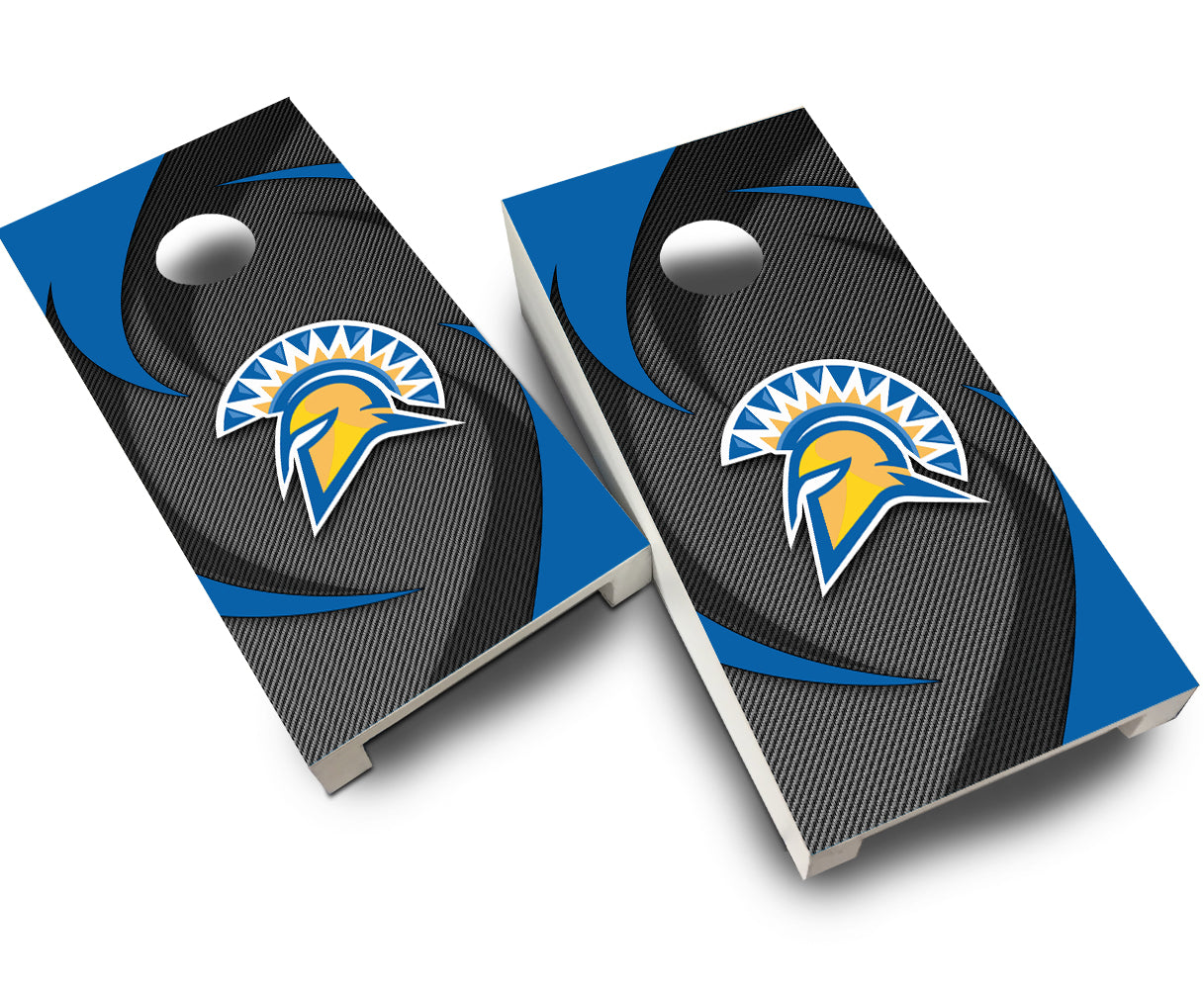 Carolina Panthers Version 4 Cornhole Wraps - Set of 2