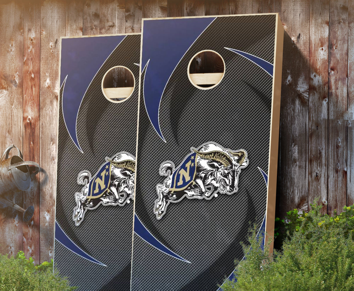 Navy Swoosh' Cornhole Boards –