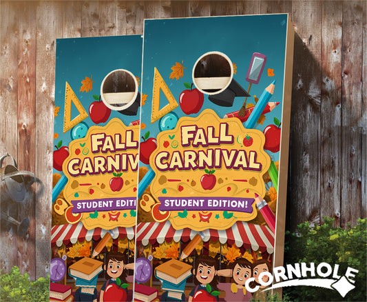 "Fall Carnival - Student Edition" Cornhole Boards