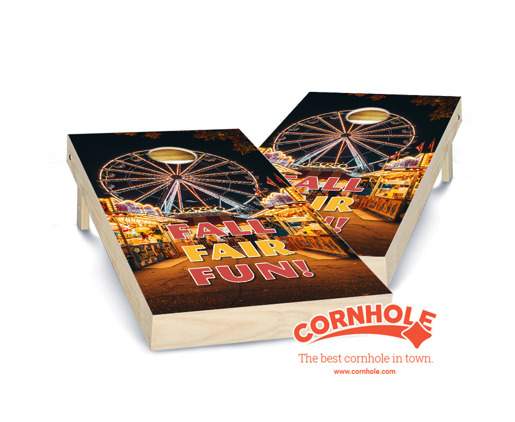 "Fall Fair Fun!" Cornhole Boards