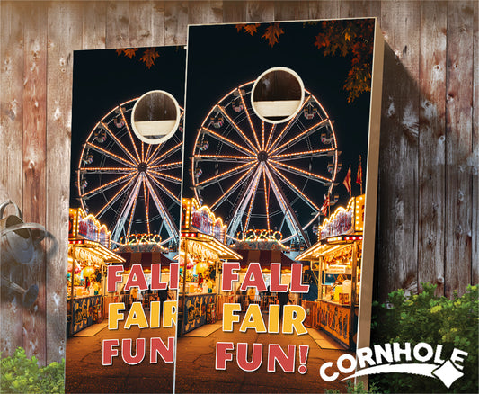 "Fall Fair Fun!" Cornhole Boards