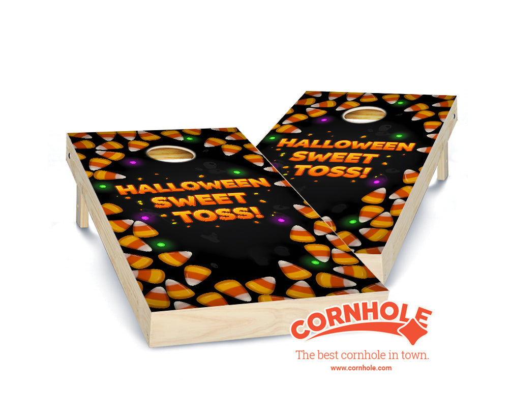 "Halloween Sweet Toss" Cornhole Boards