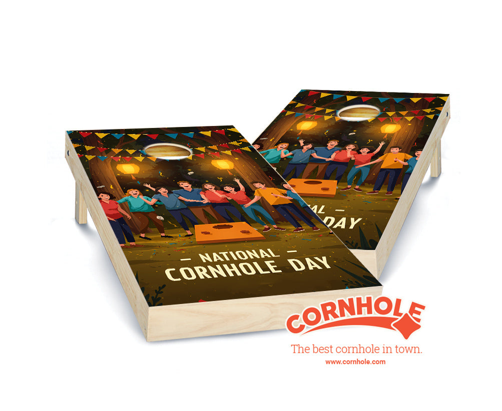 "National Cornhole Day" Cornhole Boards