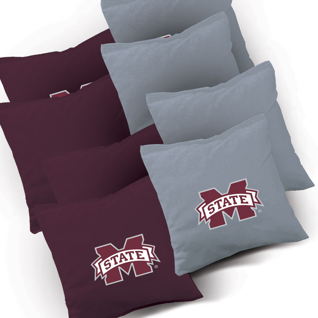 Set of 8 Mississippi State Cornhole Bags