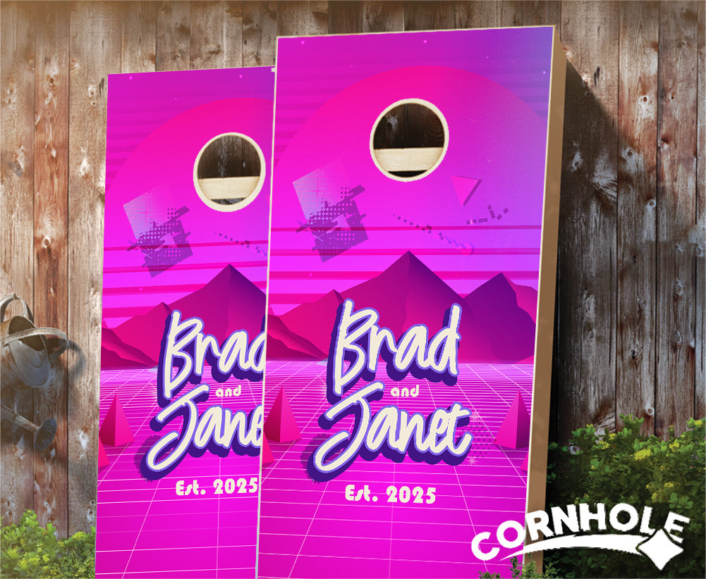 "After Party Theme" Cornhole Boards