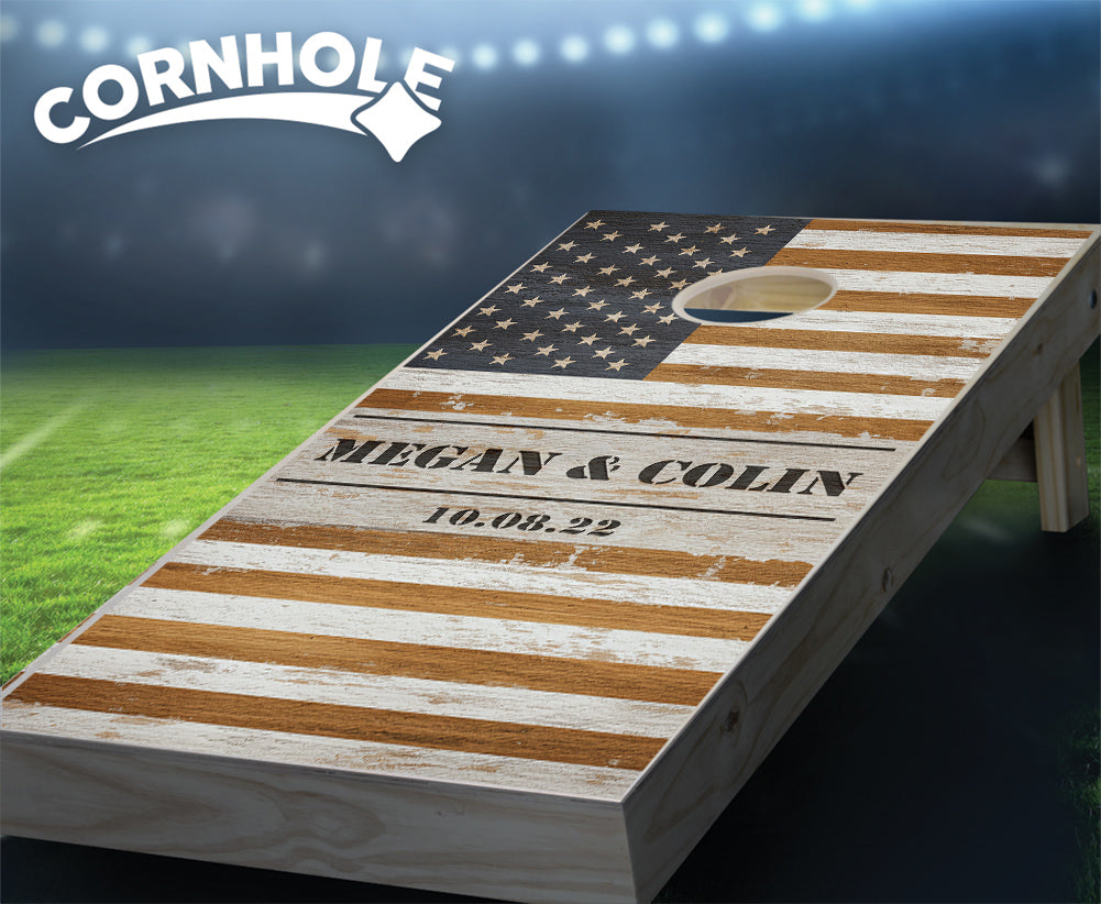 "American Dream Family" Cornhole Boards