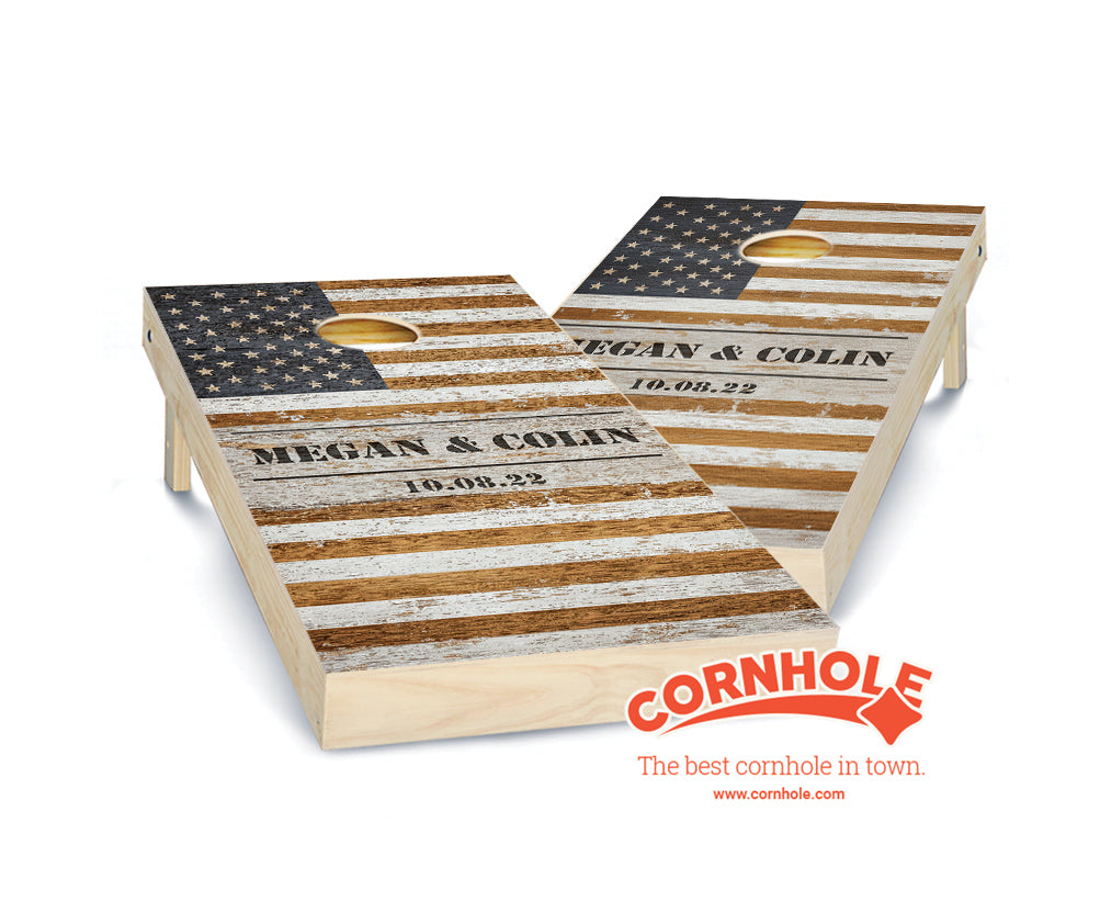 "American Dream Family" Cornhole Boards