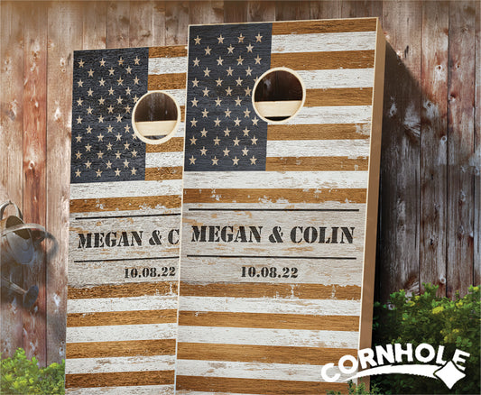 "American Dream Family" Cornhole Boards