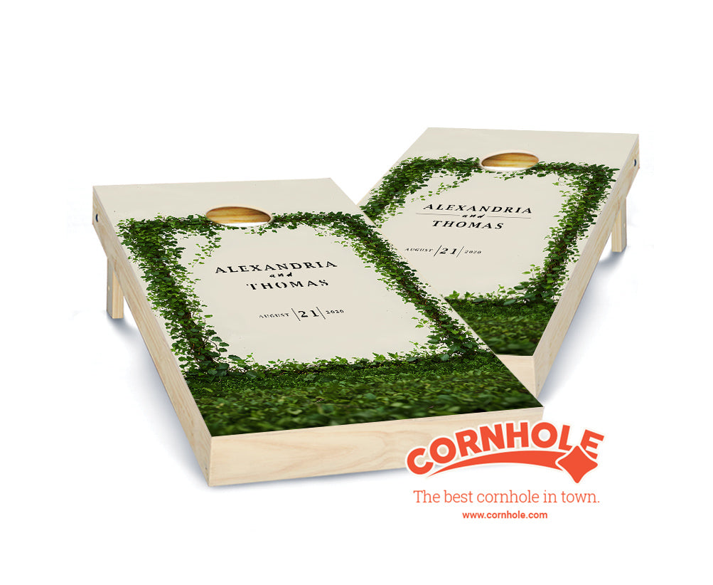 "Botanical Luxe" Cornhole Boards