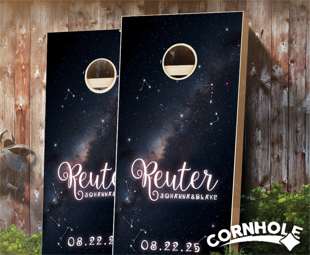 "Celestial" Cornhole Boards