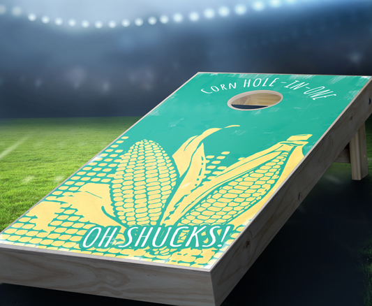 "Oh Shucks" Cornhole Boards