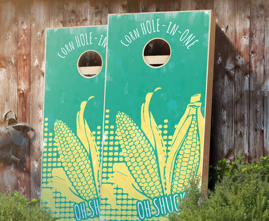 "Oh Shucks" Cornhole Boards