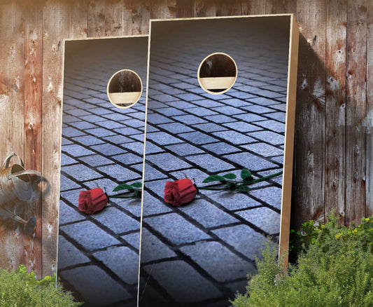 "Rose" Cornhole Boards