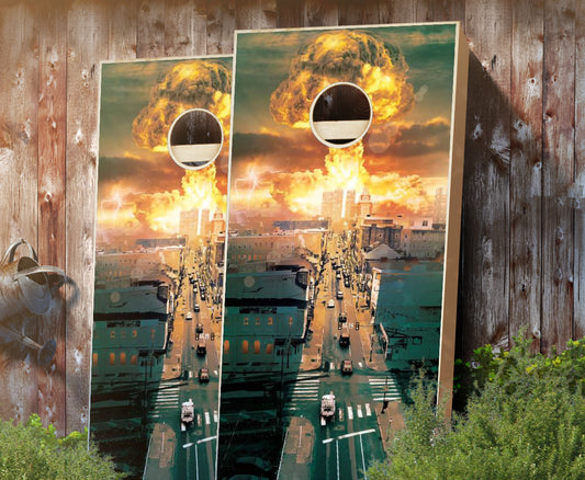 "Zombie Apocalypse" Cornhole Boards